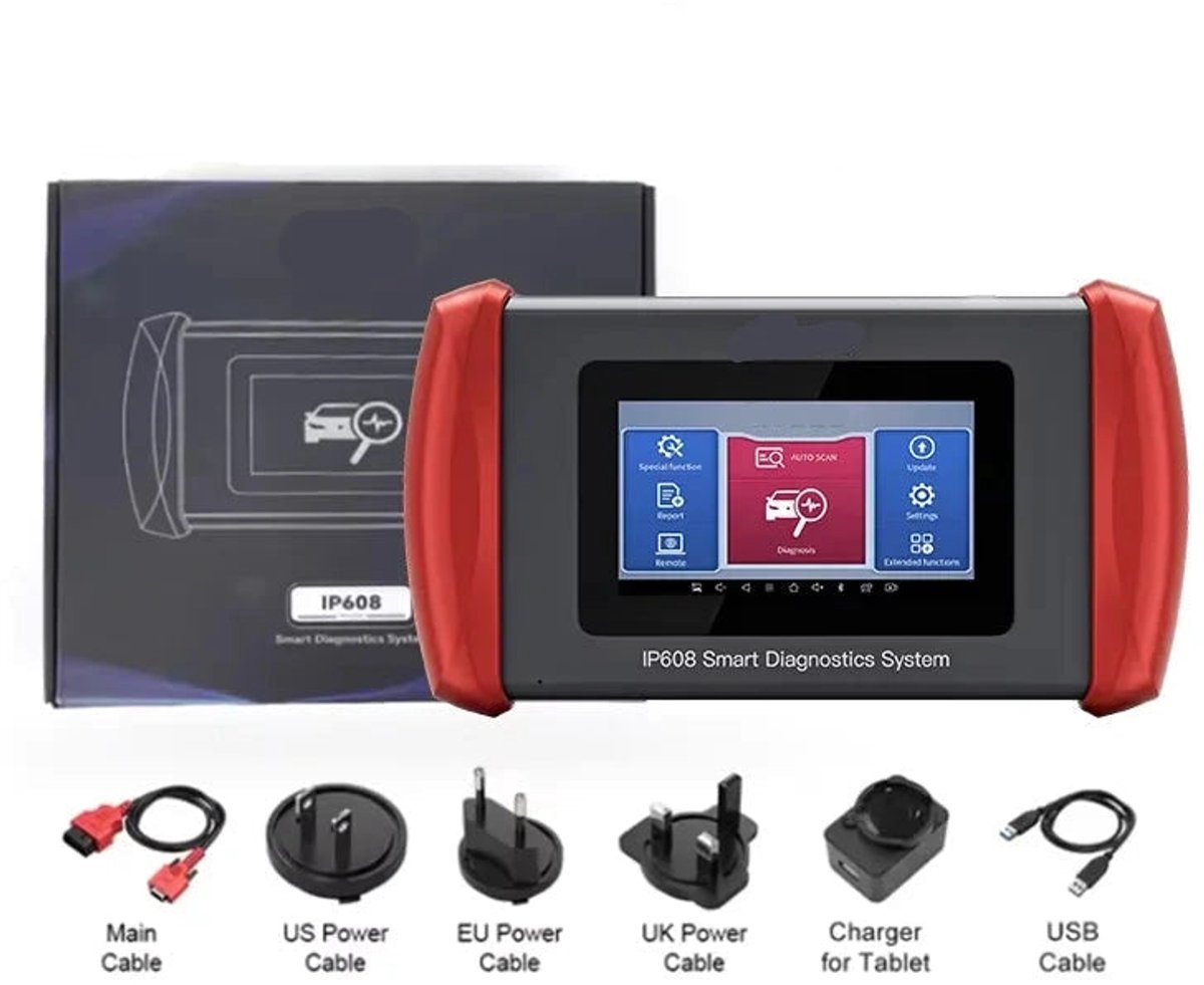 OBD2 Autodiagnose Scanner – Auto Diagnose Tool – Foutcode Uitlezer – Diagnostische Scanner – 5-Inch Touchscreen – Wifi Updates