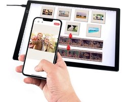 WNHB® Negatiefscanner en Diascanner - Voor 35mm Negatieven en Dia’s - Digitale Film Scanner - Snel en Eenvoudig Digitaliseren