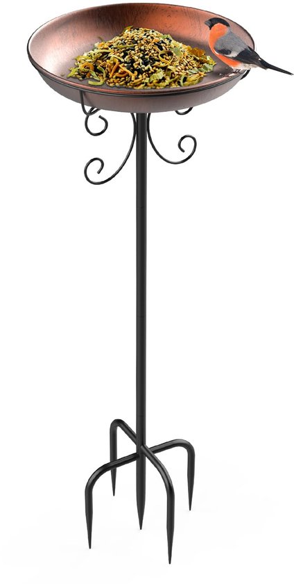 Esschert Design vogelbad staand grey metal - Esschert Design vogelbad staand grey metal- Nederland