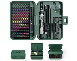 schroevendraaierset-gereedschapsset 132-in-1- schroevendraaier-precisie mechanica kit-doe-het-zelf precisie elektronica reparatieset