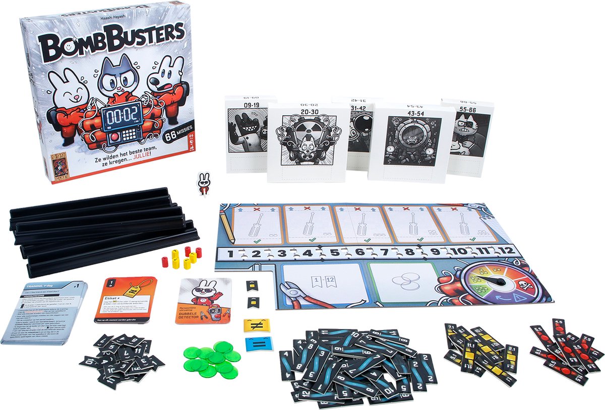 999 Games - Bomb Busters - Coöperatief Bordspel - Winnaar Spiel des Jahres 2025/Speelgoed van het jaar 2025 en de Gouden Ludo!- Werk samen en maak de bom onschadelijk - Tik tak, tik tak... — afbeelding 7