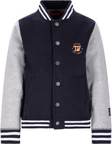 Pull Camionneur Rayé Manches Longues VERTBAUDET Garçon - Col Zippé, 82% Coton - Look Décontracté