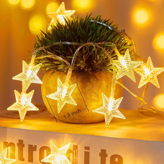 Tot 38% op Led-lichtslingers met 20, 30 of 50 waterdruppels Tot 38% op Led-lichtslingers met 20, 30 of 50 waterdruppels