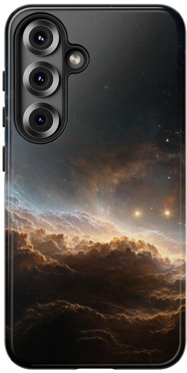 Kosmische Nevel en Sterren – Telefoonhoesje Geschikt voor Samsung Galaxy S25