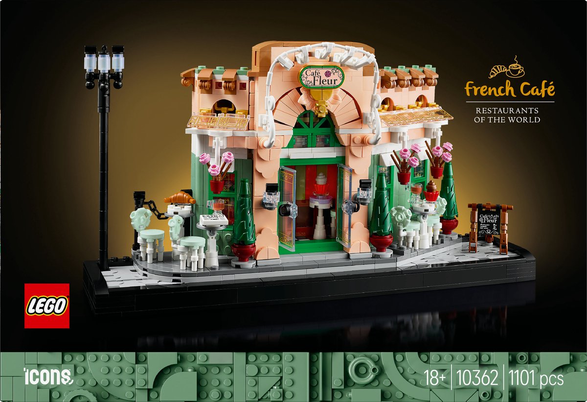 LEGO® Icons Frans café - Parijse decoratie - 10362 — afbeelding 19