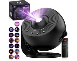 MostEssential Premium 12-in-1 Projectorlamp PRO Edition® - Sterren Projector - Galaxy Projector - Sterrenhemel Projector - Heelal - Universum - Inclusief Afstandsbediening