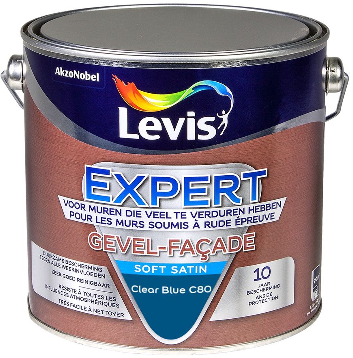 Levis - Expert Gevel Mix - Clear Blue C80 - Mengverf - 2,5 L