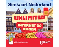 Simkaart Nederland - Onbeperkt 5G - Geen daglimiet - 30 dagen