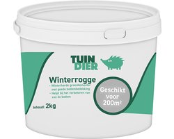 Winterrogge groenbemester | Winterrogge zaad | Winter rogge | Rogge | 3 jaar kiemkracht door handige bewaaremmer | 2.000 gram | 2 kilogram