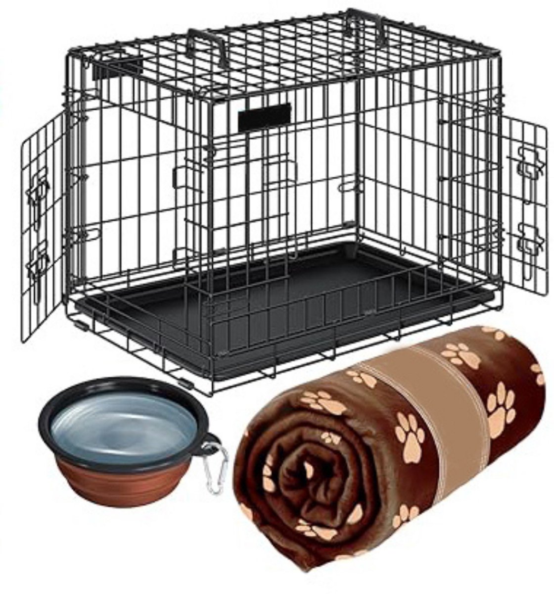 ZRSS® Autobench voor Hond - Hondenbench Auto - Veilige Reisbench - 92,5 x 57,5 x 64 cm - Zwart