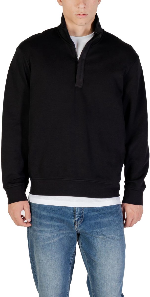 Pullover Sweatshirt - Black Sweaters