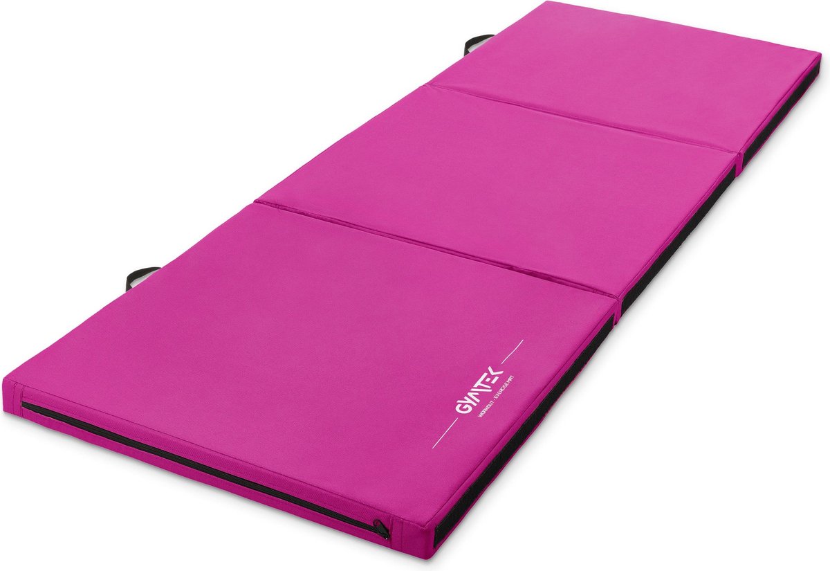Gymtek® Opvouwbare Turnmat, Sportmat, Gymmat, Trainingsmat, Gymnastiekmat - 180x60x5 cm - Gymnastiek, Yoga, Judo, Karate, Fitness, Pilates, Vechtsporten