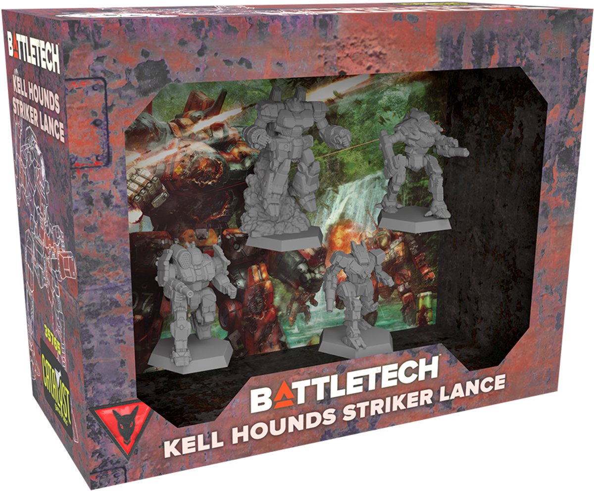 BattleTech: Kell Hounds Striker Lance - Miniatures - Catalyst Game Labs
