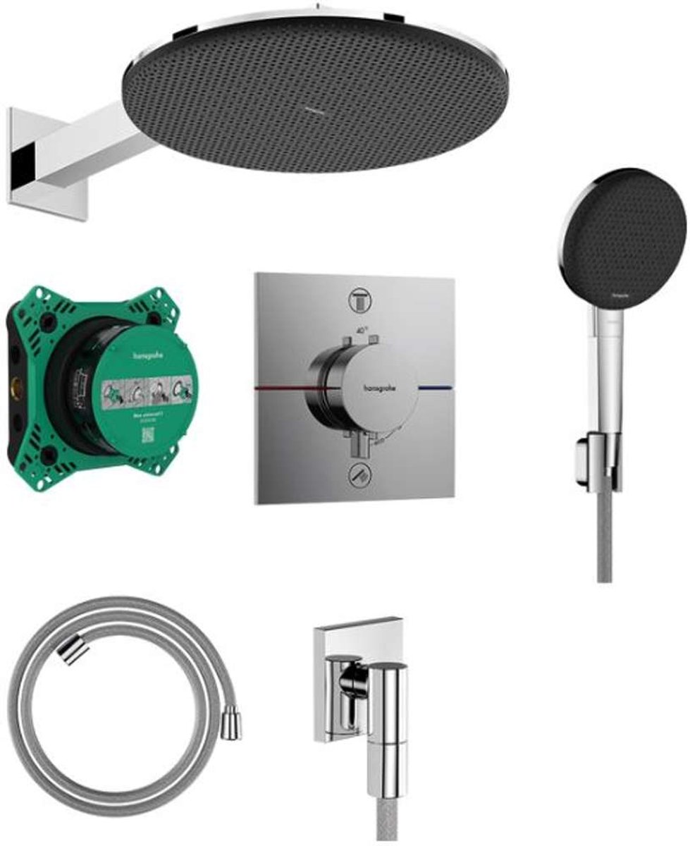 Hansgrohe Raindance Alive S - Doucheset met inbouwthermostaat, diameter 30 cm, 3 stralen, chroom 24630000