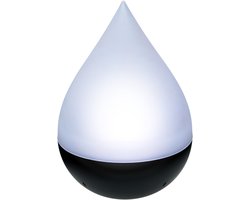 Grundig Solar Tafellamp 14,5 x 20 cm - Tuinverlichting op Zonneenergie - Solar Lamp voor Tafel - Tuin Verlichting Druppelvorm - 6-8 Uur Lichtduur