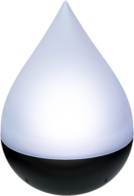 Grundig Solar Tafellamp 14,5 x 20 cm - Tuinverlichting op Zonneenergie - Solar Lamp voor Tafel - Tuin Verlichting Druppelvorm - 6-8 Uur Lichtduur