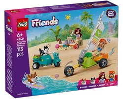 foto van LEGO Friends Surf- en scooterplezier met de honden - 42641