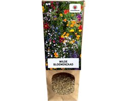 KH Bloembollen® Wilde Bloemenzaad Mix – 100g | ±60–100 m² Bloemenweide | Goed voor Bijen, Vlinders & Biodiversiteit | Inheemse Bloemen | Natuurlijke Tuin | Ecologisch & Duurzaam Zaadmengsel