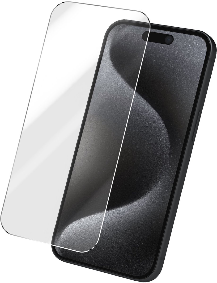Avizar Gehard glas Geschikt voor Apple iPhone 16 Pro hardheid 9H anti-kras, Transparant