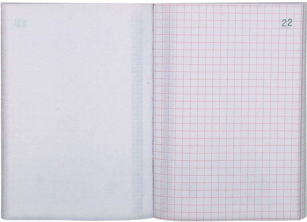 Exacompta Doorschrijfpapier geruit 5x5 21x14,8cm 50 bladen triple zelfkopiërend - - 3251E