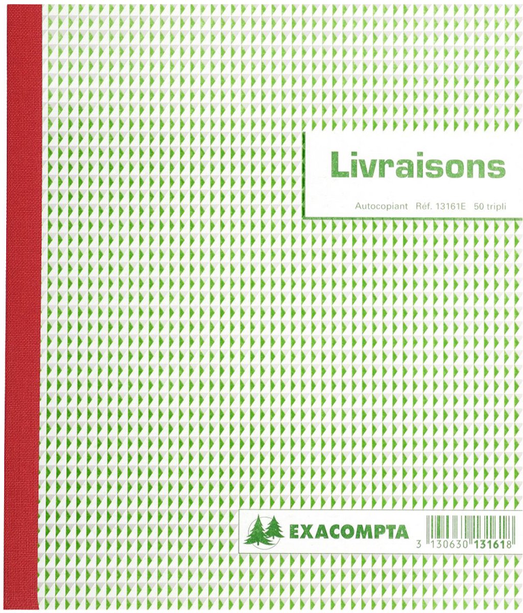 Exacompta Doorschrijfpapier Leveringen 29,7x21cm 50 zelfkopiërend papier dupli - - 13162E