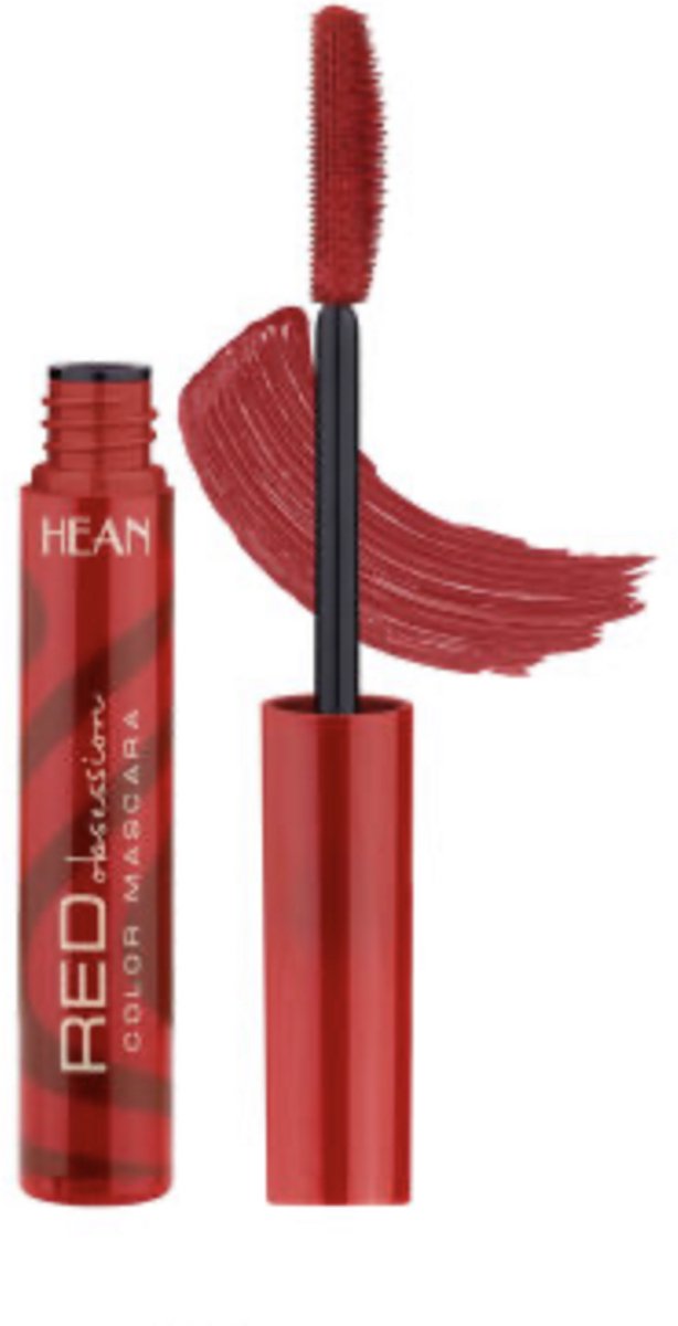 Red Obsession Mascara - gekleurde mascara rood - Hean Cosmetics