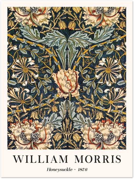 William Morris - Honeysuckle 1876 poster 30x40 cm / 12x16