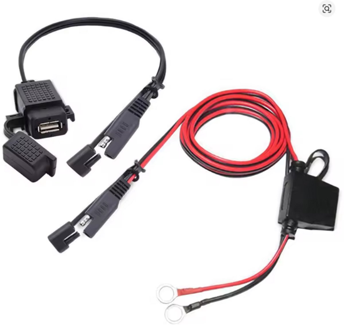 12-24V USB Oplader - USB Oplader voor Scooter - Motor - Boot of auto