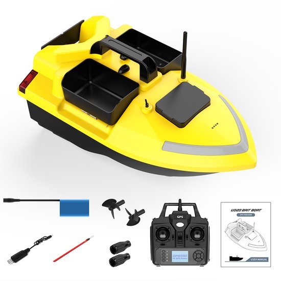 D19Y – bateau à appâts de pêche télécommandé intelligent, prise en