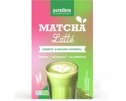 Purasana Latté Matcha BIO - 6 x 10 gr