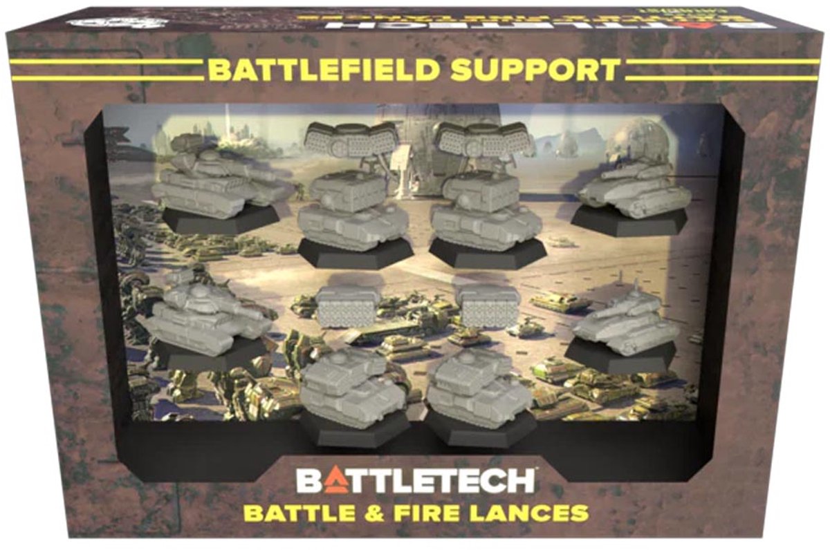 BattleTech: Battlefield Support Battle & Fire Lance - Miniatures - Catalyst Game Labs