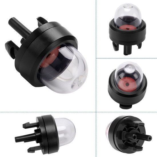 Snap-On Starter Bol Pomp - Vervangende Snap-On Starter Bol - Carburateur Primer Pomp Brandstof Bol - Voor Grasmaaiers, Kettingzagen, Bladblazers, Motorzagen, Maaiers - 12 Stuks van Merkloos	 — afbeelding 2