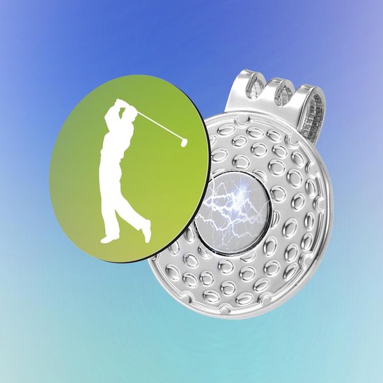 6st Magnetische Golfbalmarkeerder Petclips - Zilveren Pettenhouder - Professionele Golf Trainingsaccessoires voor Petten Broeken Handschoenen Riemen Cadeaus Vrouwen Mannen — afbeelding 5