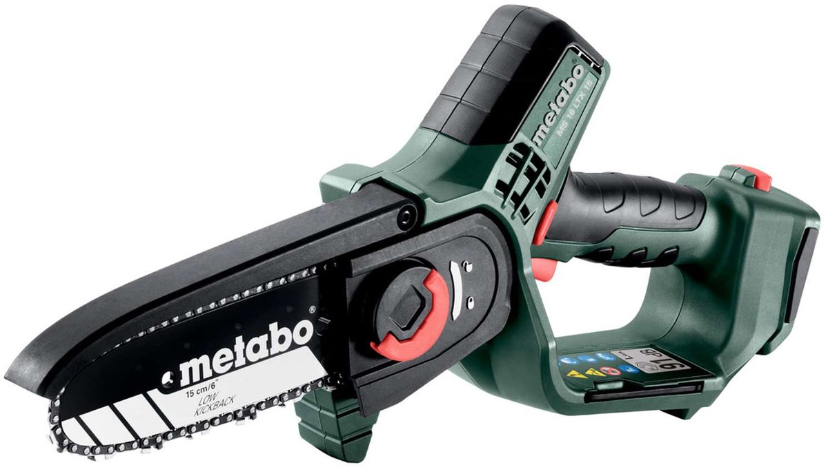 Metabo MS 18 LTX Accu Snoeizaag - 15cm Zaaglengte, Licht en Compact thumbnail 7