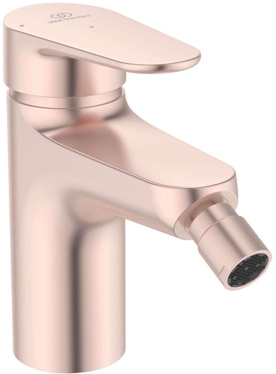 Ideal Standard ALU+ - Bidetkraan met Click-Clack afvoer, BlueStart, rosé BE132RO