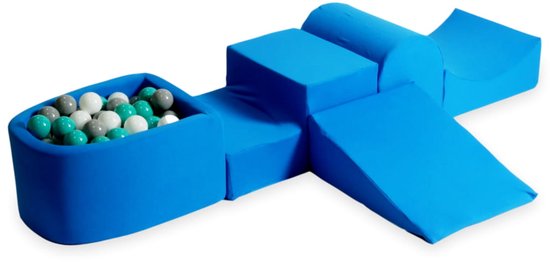 Schuim Speelplaats voor Kinderen | Met een ballenbak | Beige | Flueel