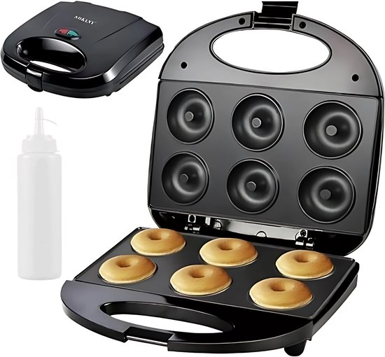 Foto: Home marker donut maker donutmaker donut machine mini donut maker mini donuts inclusief doseerfles donutpro