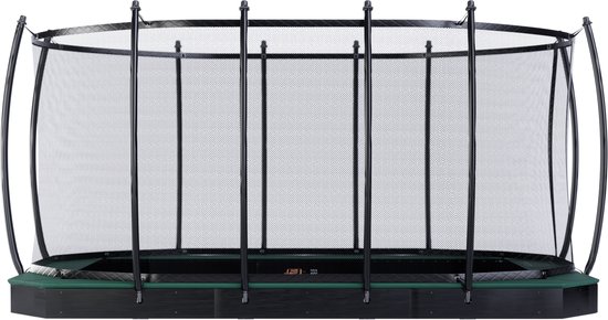 Avyna Trampoline FlatLevel 520x305 (352) met net | Groen