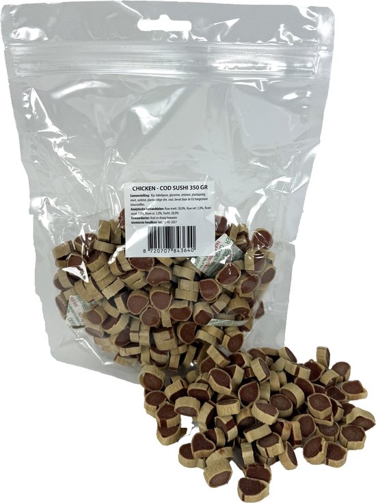 VEGDOG Beevys Snack Ipoallergenico per Cani (9 x 80 g) | Aroma Affumicato al Faggio | Premio per Cani Allergici con Barbabietola e Riso