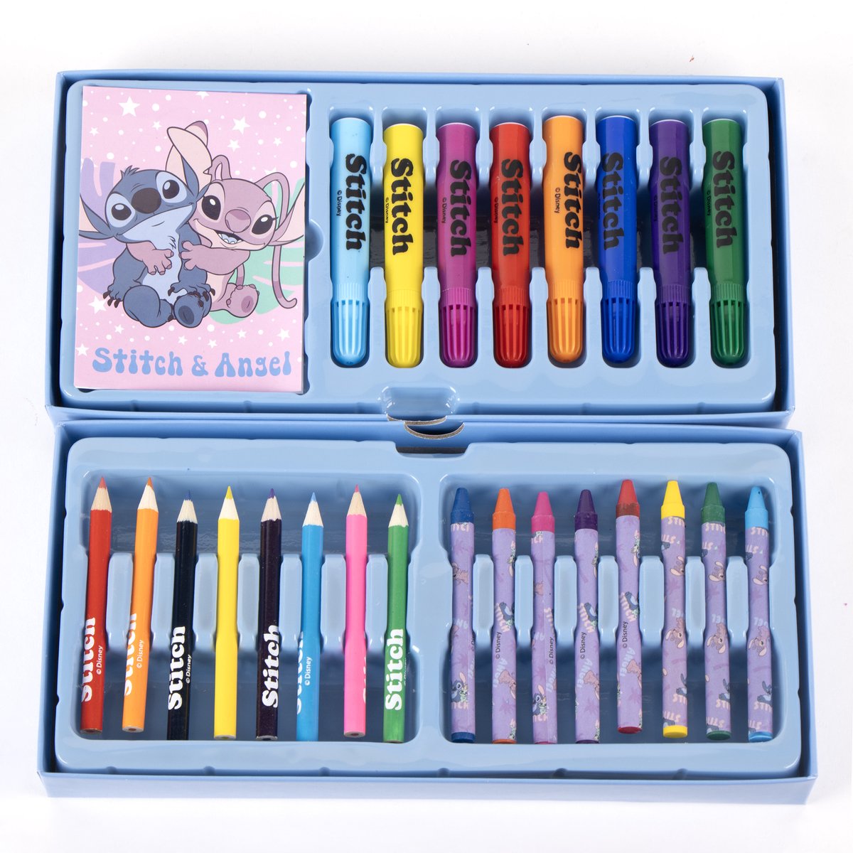 Stitch Tekenset Kind – Knutselen Meisjes – 44-delig Tekenen — afbeelding 4