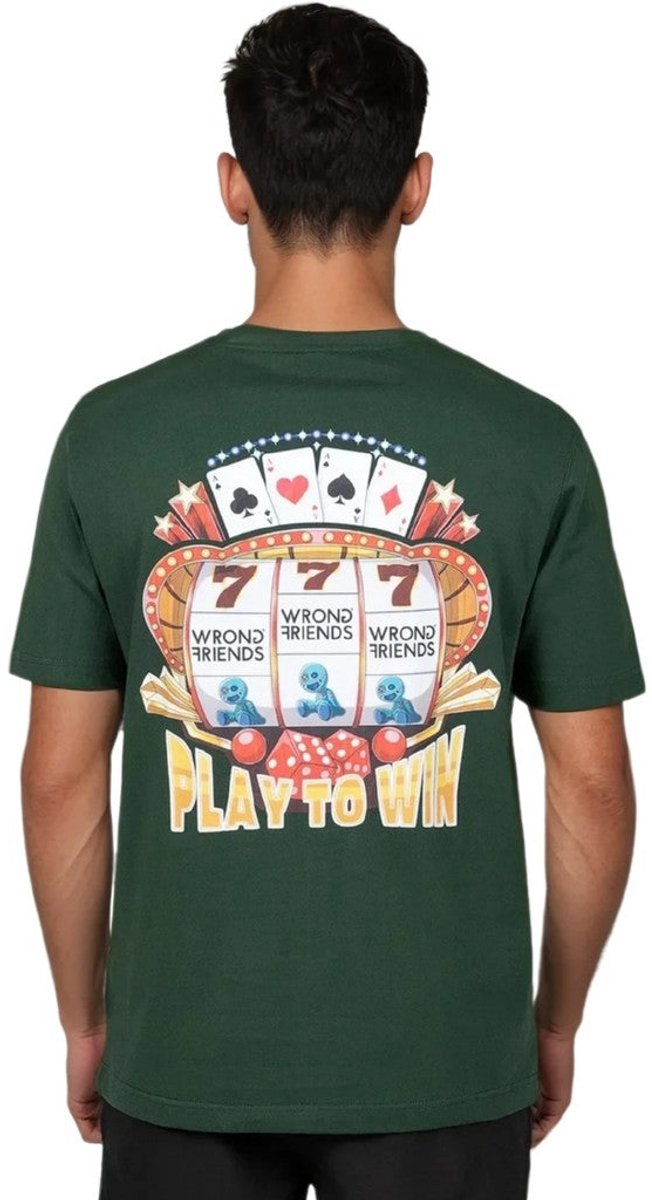 SLOAN T-SHIRT - DARK GREEN S
