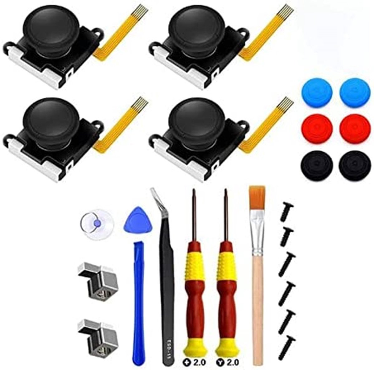 Reparatieset Compatibel met Nintendo Switch - 25 stuks
