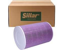 Sillar, HEPA-filter voor luchtreiniger, antibacterieel, filter met actieve kool, geschikt voor Xiaomi Mi Purifier, vervanging voor Xiaomi Mi Purifier H13, voorzien van RFID-chip, 1 stuk