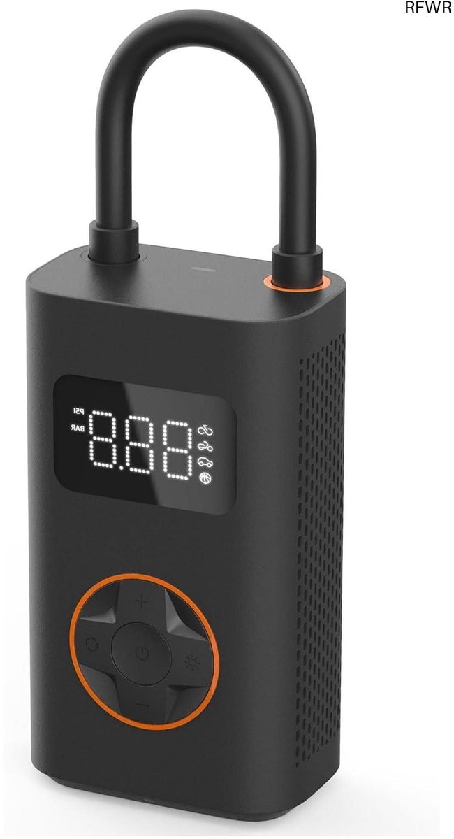 RFWR® Draagbare Elektrische Fietspomp - Mini-compressor met Autostop en LED