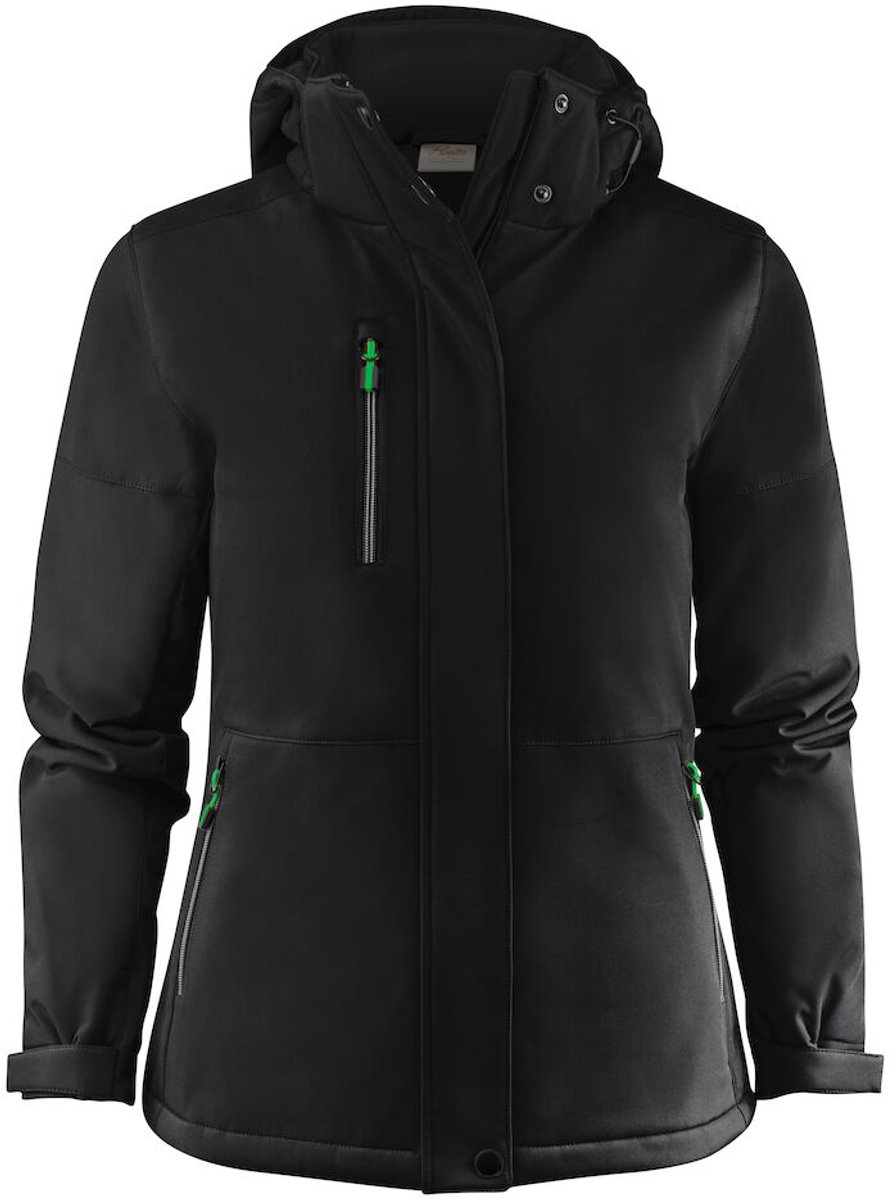 Printer SOFTSHELL OVERLANDING LADY 2261070 Zwart