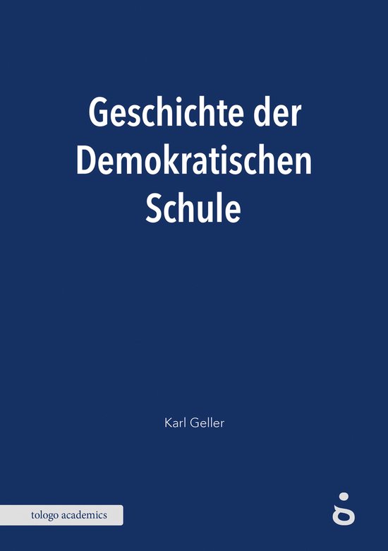 Geschichte der Demokratischen Schule - cover
