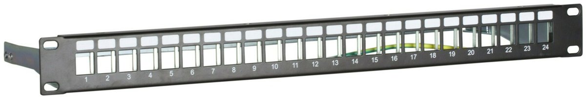 DSIT STP patchpaneel voor keystones - 24 poorts