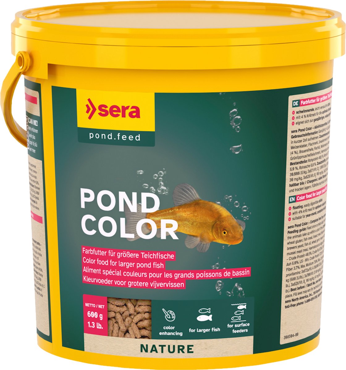 Sera Pond Color 3.800ML (600 Gram)