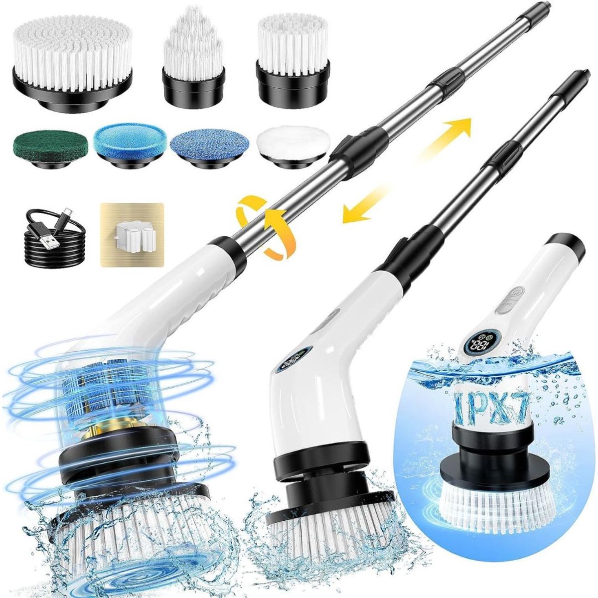 DailySupplies® Schrobmachine Tegelvloer - Dweilmachine - Poetsmachine
