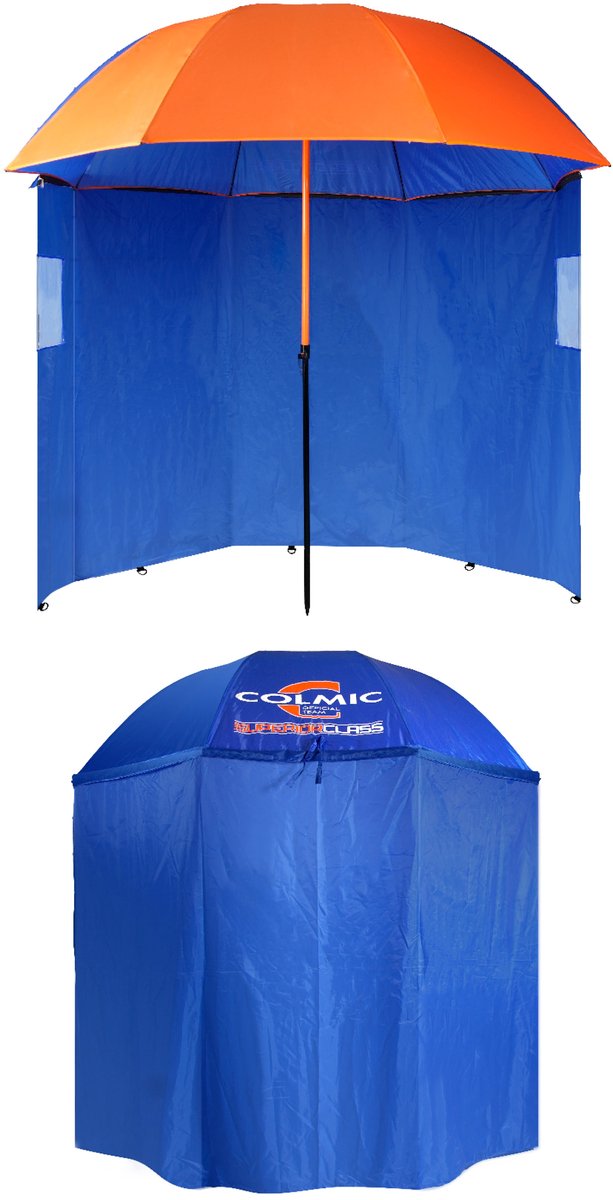 Colmic Beach Paraplu 2.20m Met Tent | Visparaplu